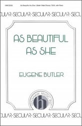 As Beautiful as She TBB choral sheet music cover